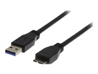 DELTACO USB3-005 - USB-kabel - USB typ A till Micro-USB typ B - 50 cm USB3-005S