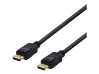 DELTACO DP-1010D - DisplayPort-kabel - DisplayPort till DisplayPort - 1 m DP-1010D