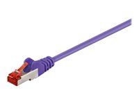 MicroConnect nätverkskabel - 25 cm - lila B-FTP60025P