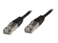 MicroConnect nätverkskabel - 2 m - svart STP602S