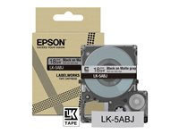 Epson LabelWorks LK-5ABJ - tejp - matt - 1 kassett(er) - Rulle (1,8 cm x 8 m) C53S672087