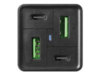 Sandberg strömadapter - 2 x USB, 2 x USB-C - 65 Watt 441-45