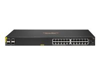 HPE Aruba 6100 24G Class4 PoE 4SFP+ - switch - 28 portar - Administrerad - rackmonterbar JL677A#ABB