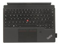 Lenovo - ersättningstangentbord för bärbar dator - med Trackpoint - QWERTY - italiensk - svart 5M11A37001