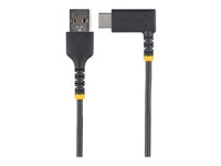 StarTech.com 3ft (1m) USB A to C Charging Cable Right Angle, Heavy Duty Fast Charge USB-C Cable, USB 2.0 A to Type-C, Durable and Rugged Aramid Fiber, 3A, S20/iPad/Pixel - High Quality USB Charging Cord (R2ACR-1M-USB-CABLE) - USB typ C-kabel - USB till 24 pin USB-C - 1 m R2ACR-1M-USB-CABLE