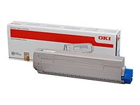 OKI - Cyan - original - tonerkassett - för C831cdtn, 831DM, 841cdtn, 841dn, 841n 44844507