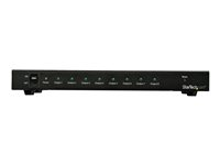 StarTech.com 4K 60 Hz HDMI-splitter med 8 portar - video/audiosplitter ST128HD20