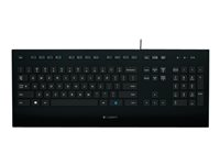 Logitech Corded K280e - tangentbord - Nordisk Inmatningsenhet 920-005216