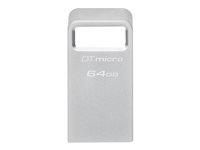 Kingston DataTraveler Micro - USB flash-enhet - 64 GB DTMC3G2/64GB