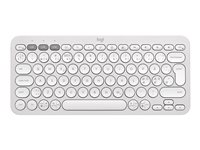 Logitech Pebble Keys 2 K380s - tangentbord - QWERTY - nordiskt (danska/finska/norska/svenska) - tonal white 920-011880