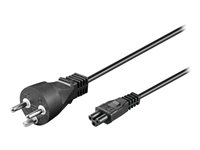 MicroConnect - strömkabel - Typ K till IEC 60320 C5 - 1 m PE120810