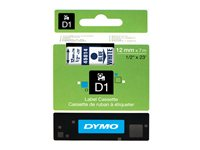 DYMO D1 - etiketttejp - 1 kassett(er) - Rulle (1,2 cm x 7 m) S0720540