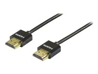 DELTACO HDMI-1092 - HDMI-kabel med Ethernet - 2 m HDMI-1092