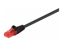 MicroConnect nätverkskabel - 25 cm - svart B-UTP60025S