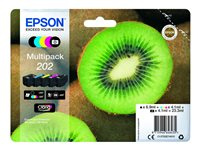 Epson Multipack 202 - 5-pack - svart, gul, cyan, magenta, foto-svart - original - bläckpatron C13T02E74010