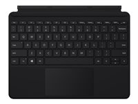 Microsoft Surface Go Type Cover - tangentbord - med pekdyna, accelerometer - Belgien franska - svart Inmatningsenhet KCN-00028