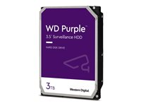 WD Purple WD33PURZ - hårddisk - 3 TB - övervakning - SATA 6Gb/s WD33PURZ