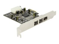 DeLOCK PCI Express card FireWire A / B - videofångstadapter - PCIe 89153