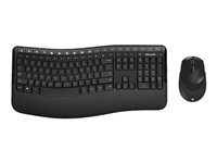 Microsoft Wireless Comfort Desktop 5050 - sats med tangentbord och mus - QWERTY - amerikansk - svart Inmatningsenhet PP4-00001