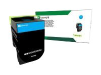 Lexmark X317 - Cyan - original - tonerkassett LCCP, LRP - för Lexmark CS317dn, CS417dn, CS517de, CX317dn, CX417de 71B20C0