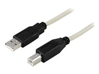 DELTACO - USB-kabel - USB till USB typ B - 1.8 m USB-218