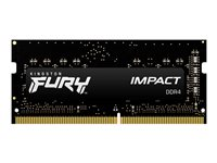 Kingston FURY Impact - DDR4 - modul - 8 GB - SO DIMM 260-pin - 2666 MHz / PC4-21300 - ej buffrad KF426S15IB/8