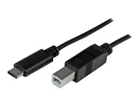 StarTech.com USB 2.0 USB-C till USB-B-kabel - 1 m - USB typ C-kabel - 24 pin USB-C till USB typ B - 1 m USB2CB1M