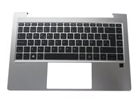 HP - ersättningstangentbord för bärbar dator - spansk - med övre skydd Inmatningsenhet M23769-071
