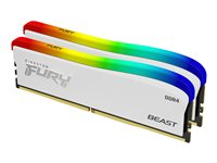 Kingston FURY Beast - RGB Special Edition - DDR4 - sats - 32 GB: 2 x 16 GB - DIMM 288-pin - 3600 MHz / PC4-28800 - ej buffrad KF436C18BWAK2/32