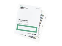 HPE LTO-8 Ultrium RW Bar Code Label Pack - streckkodsetiketter Q2015A