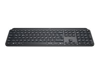 Logitech MX Keys Advanced Wireless Illuminated Keyboard - tangentbord - QWERTZ - tysk - grafit Inmatningsenhet 920-009403