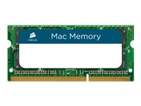 CORSAIR Mac Memory - DDR3 - modul - 4 GB - SO DIMM 204-pin - 1066 MHz / PC3-8500 - ej buffrad CMSA4GX3M1A1066C7