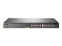 HPE Aruba 2930F 24G PoE+ 4SFP+ - switch - 24 portar - Administrerad - rackmonterbar JL255A