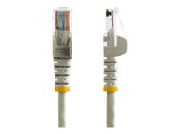 StarTech.com Cat5e patchkabel med hakfria RJ45-kontakter – 3 m, grå - patch-kabel - 3 m - grå 45PAT3MGR