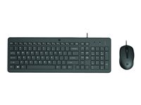 HP 150 - sats med tangentbord och mus - hela norden - svart Inmatningsenhet 240J7AA#UUW