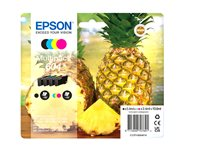 Epson 604 Multipack - 4-pack - svart, gul, cyan, magenta - original - bläckpatron C13T10G64020