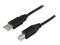 DELTACO USB-230S - USB-kabel - USB till USB typ B - 3 m USB-230S