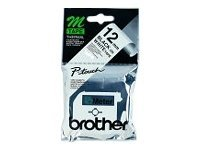 Brother M-K231SBZ - ej laminerat band - 1 kassett(er) - Rulle (1,2 cm x 4 m) MK231SBZ