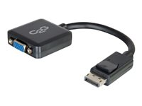 C2G 8in DisplayPort to VGA Adapter - DP to VGA Adapter Converter - Black - M/F - DisplayPort-kabel - 20.32 cm 54323