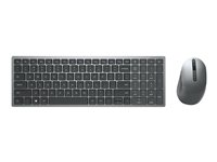 Dell Multi-Device KM7120W - sats med tangentbord och mus - spansk - Titan gray KM7120W-GY-SPN
