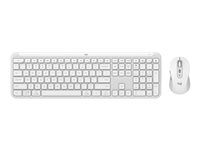 Logitech Signature Slim Combo MK950 - sats med tangentbord och mus - QWERTY - Nordisk - offwhite Inmatningsenhet 920-012489