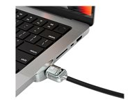 Compulocks Ledge Lock Adapter for MacBook Pro 16" M1, M2 & M3 with Keyed Cable Lock - adapter för säkerhetslåsurtag MBPR16LDG02KL