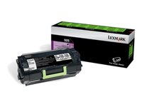 Lexmark 522 - Svart - original - tonerkassett LCCP, LRP - för Lexmark MS810, MS811, MS812 52D2000