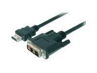 MicroConnect adapterkabel - HDMI / DVI - 50 cm HDM1918105