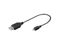 MicroConnect - USB-kabel - mikro-USB typ B till USB - 20 cm USBABMICRO2