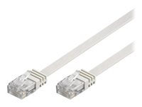 DELTACO patch-kabel - 5 m - vit TP-65V-FL
