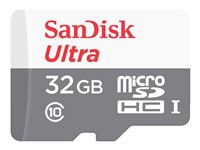 SanDisk Ultra - flash-minneskort - 32 GB - microSDHC UHS-I SDSQUNR-032G-GN6TA
