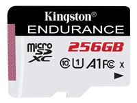 Kingston High Endurance - flash-minneskort - 256 GB - microSDXC UHS-I U1 SDCE/256GB