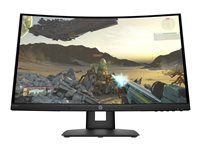 HP X24c Gaming Monitor - LCD-skärm - böjd - Full HD (1080p) - 23.6" 9FM22AA#ABB