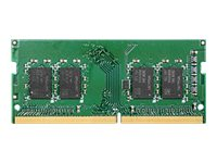 Synology - DDR4 - modul - 4 GB - SO DIMM 260-pin - 2666 MHz / PC4-21300 - ej buffrad D4NESO-2666-4G